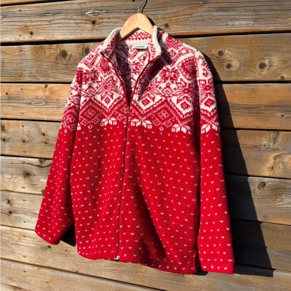 Northern Reflections Red and White festive Sweater